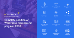ARMember Complete Solution for WordPress